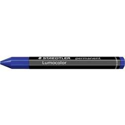 Staedtler Farvekridt Lumocolor blå 12 st. [Levering: 1-2 dage.]